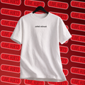 Tee shirt blanc unisexe oversize avec broderie "ABÎMÉ-RÉPARÉ"